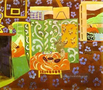 Henri Matisse Werke - Interieur in Aubergines abstrakter Fauvismus Henri Matisse